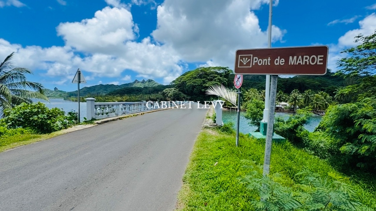 A vendre terrain 3500m2 Huahine