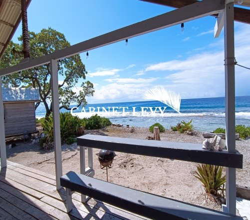 A vendre, Terrain d’Exception en Bord de Mer – Vue Panoramique sur Tahiti